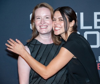 Première du film Seule au front (Out Standing)