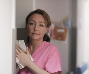Une scène du film Sage femme