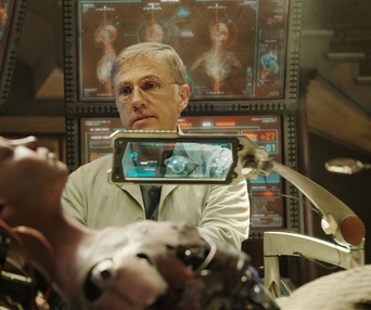 Une scène du film Alita: Battle Angel