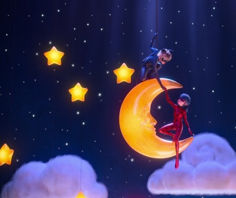 Une scène du film Miraculous: Ladybug & Cat Noir, The Movie