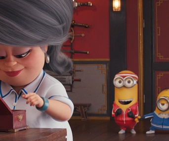 Une scène du film Minions: The Rise of Gru