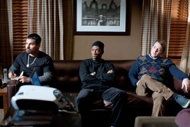 Une scène du film Tower Heist Une scène du film Tower Heist