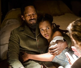 Une scène du film Django Unchained