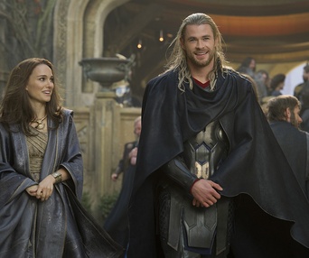 Une scène du film Thor: The Dark World