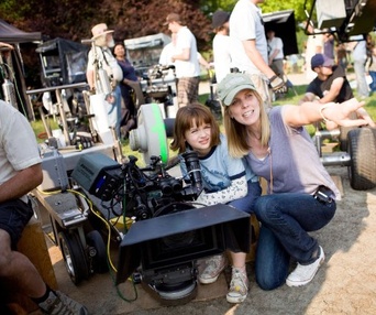 Sur le plateau du film Ramona and Beezus