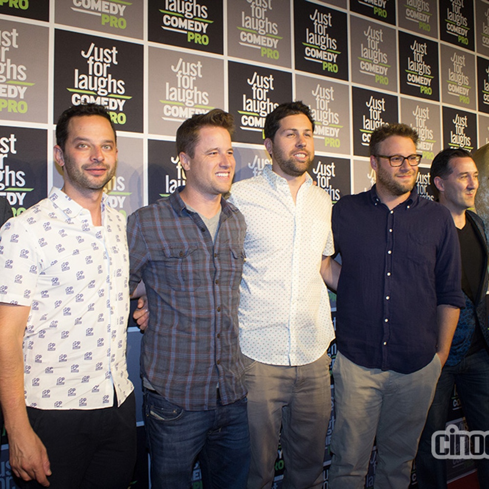 Sur le tapis rouge du film Sausage Party