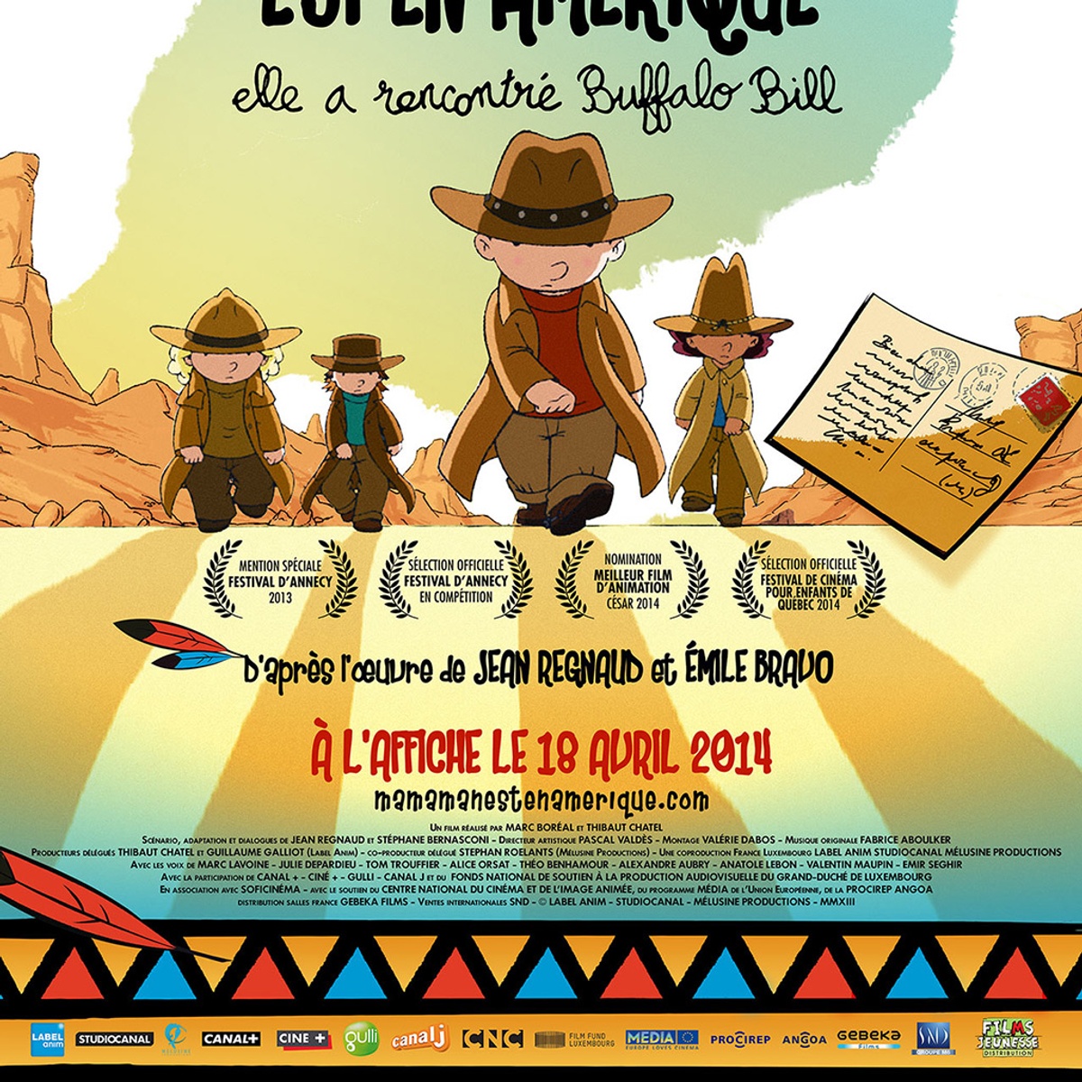 Affiche du film Ma maman est en Amérique, elle a rencontré Buffalo Bill