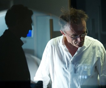 Sur le plateau du film Trance