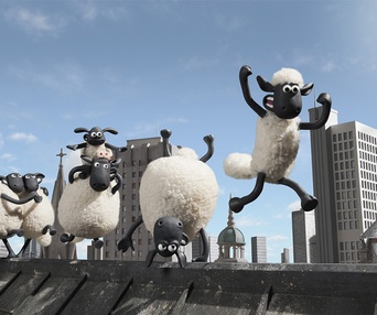 Une scène du film Shaun the Sheep