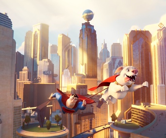 Une scène du film DC League of Super-Pets