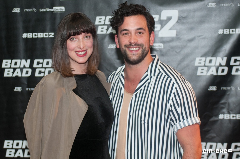 Sur le tapis rouge du film Bon Cop Bad Cop 2