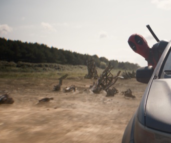 Une scène du film Deadpool & Wolverine