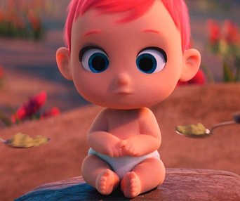 Une scène du film Storks
