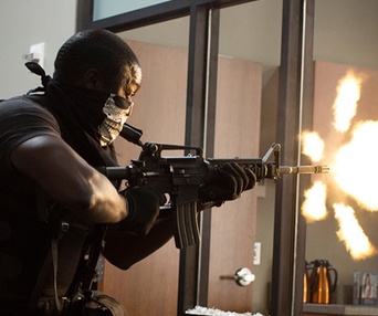 Une scène du film American Heist