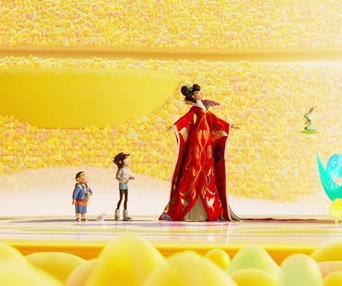 Une scène du film Over the Moon