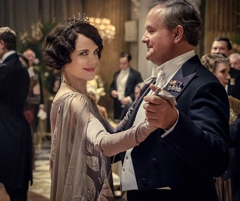 Une scène du film Downton Abbey