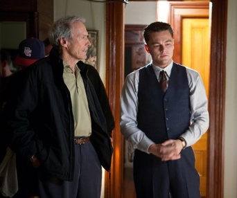 Sur le plateau du film J. Edgar
