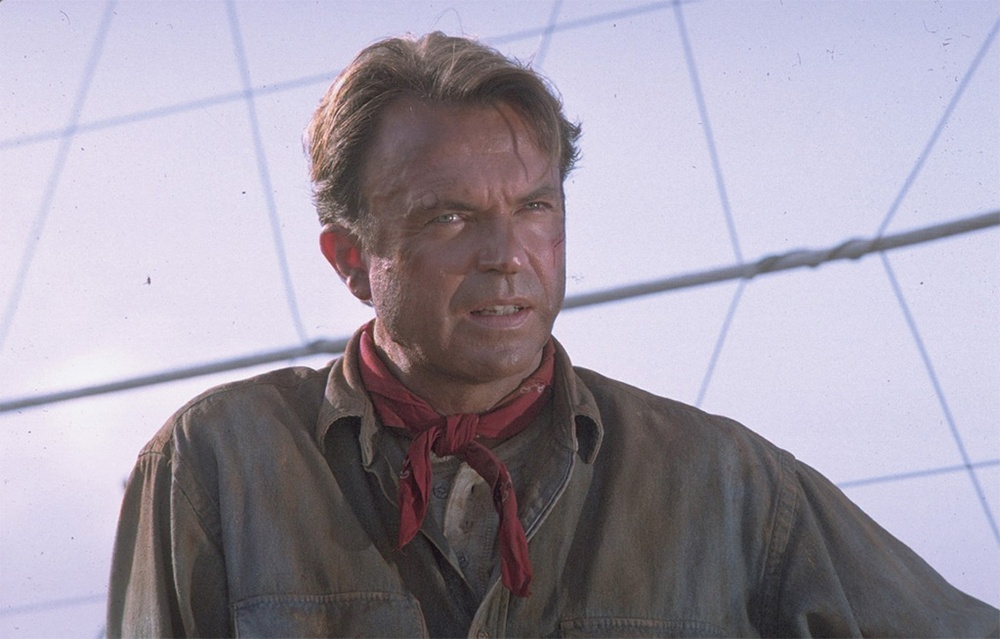 Une scène du film Jurassic Park