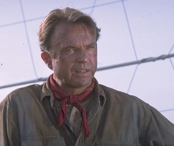 Une scène du film Jurassic Park