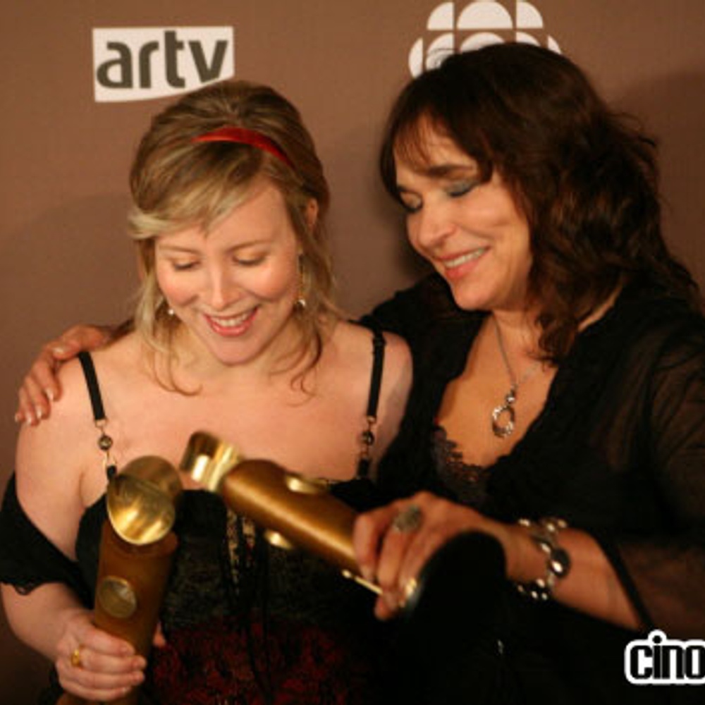 Isabelle Blais et Lyne Charlesbois à la Soirée des Jutra