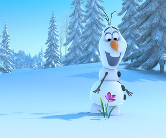Une scène du film Frozen