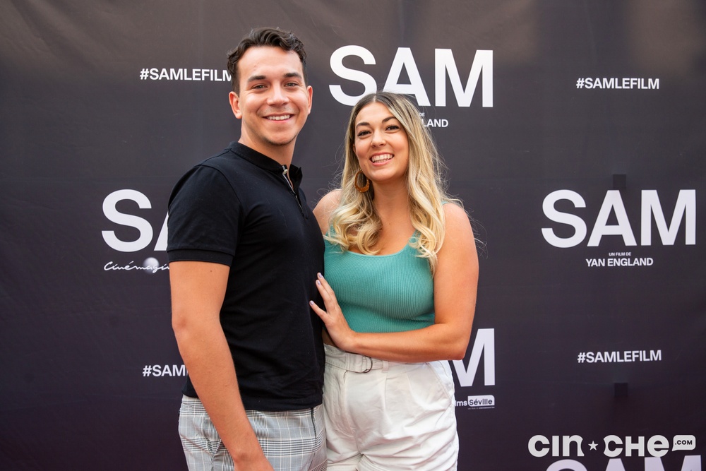Sur le tapis rouge du film Sam