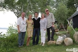 Sur le plateau de French Kiss Sur le plateau de French Kiss