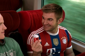 Une scène du film The 15:17 to Paris