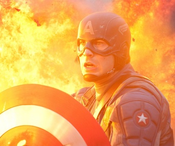 Une scène du film Captain America: The First Avenger