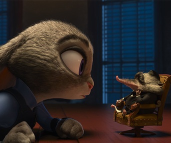 Une scène du film Zootopia