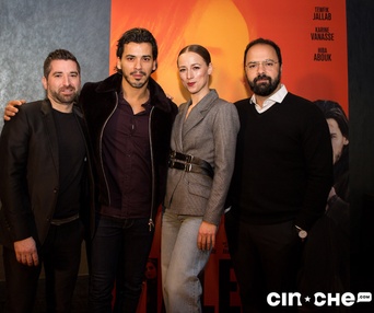 Sur le tapis rouge du film Malek