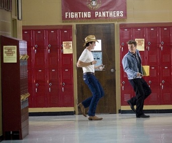 Une scène du film Footloose