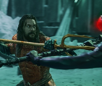 Une scène du film Aquaman and the Lost Kingdom