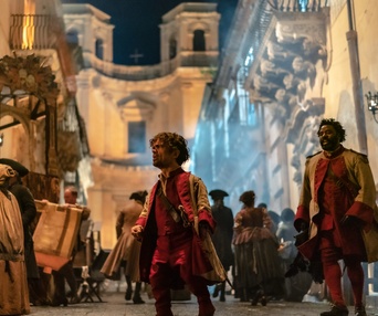 Une scène du film Cyrano