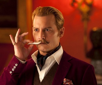 Une scène du film Mortdecai