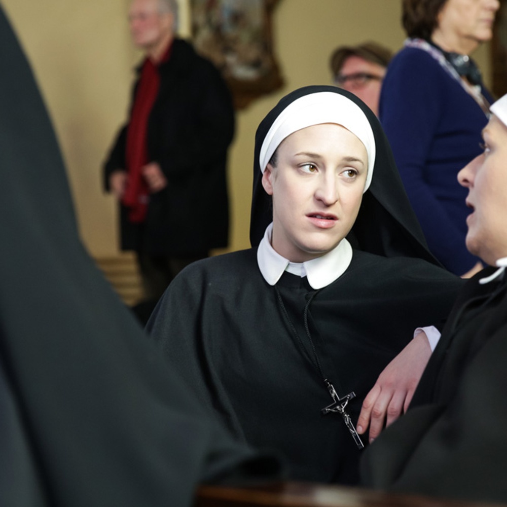 Sur le plateau de La passion d'Augustine