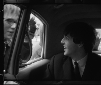 Une scène du film Beatles '64