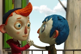 Une scène du film Ma vie de courgette Une scène du film Ma vie de courgette