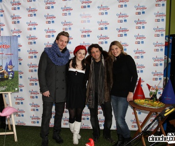 Sur le tapis rouge de Gnomeo et Juliette
