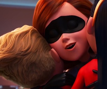Une scène du film Incredibles 2