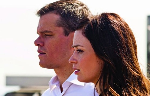Matt Damon et Emily Blunt dans le film The Adjustment Bureau