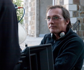 Sur le plateau du film Route 132