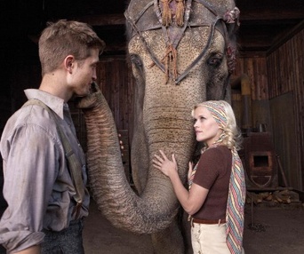 Une scène du film Water for Elephants