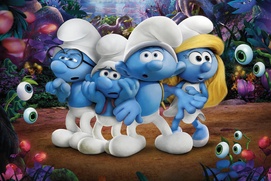 Affiche du film Smurfs: The Lost Village Affiche du film Smurfs: The Lost Village