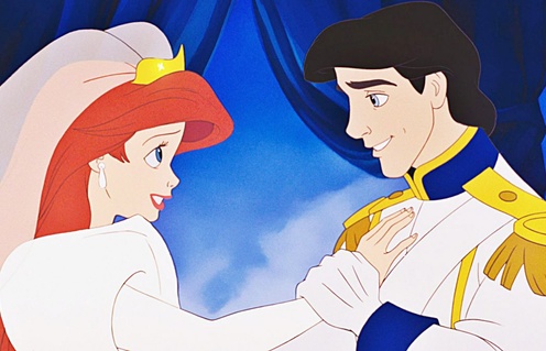 Une scène du film La petite sirène