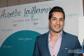 Sur le tapis rouge du film Aurélie Laflamme - Les pieds sur terre