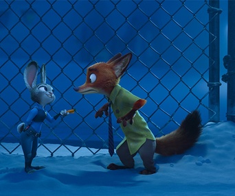 Une scène du film Zootopia