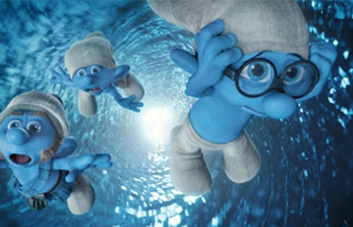 Une scène du film The Smurfs