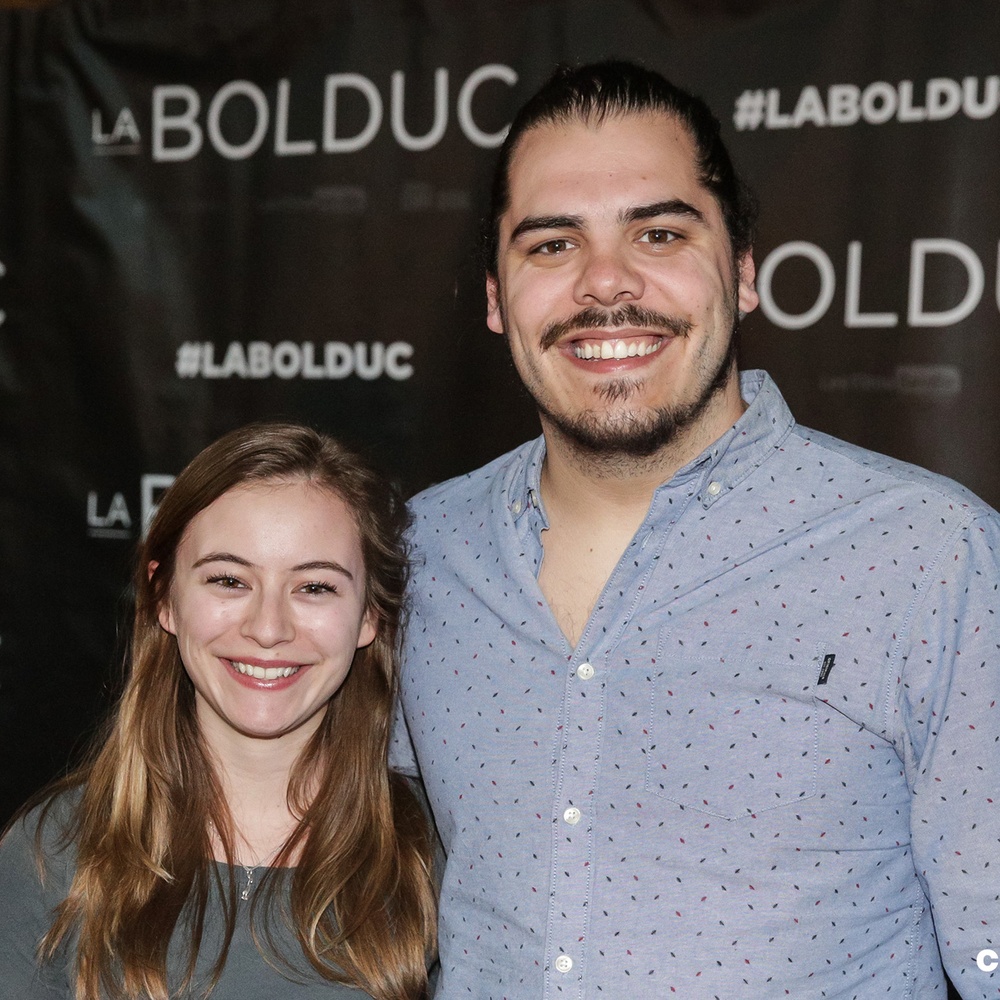 Sur le tapis rouge du film Le Bolduc