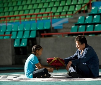 Une scène du film The Karate Kid